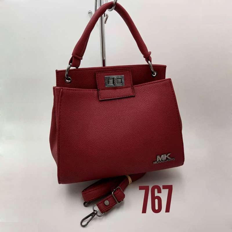 Michael Kors Bag Leather ( Dark Red )